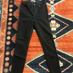 Madewell Black 10 inch High-rise Skinny Jeans - Size 26